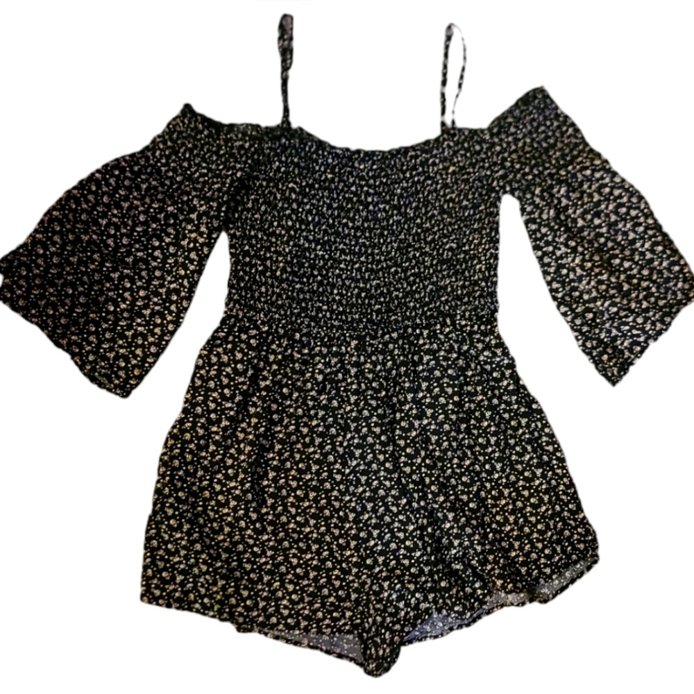 Lightweight, Floral-Print Boho Romper
